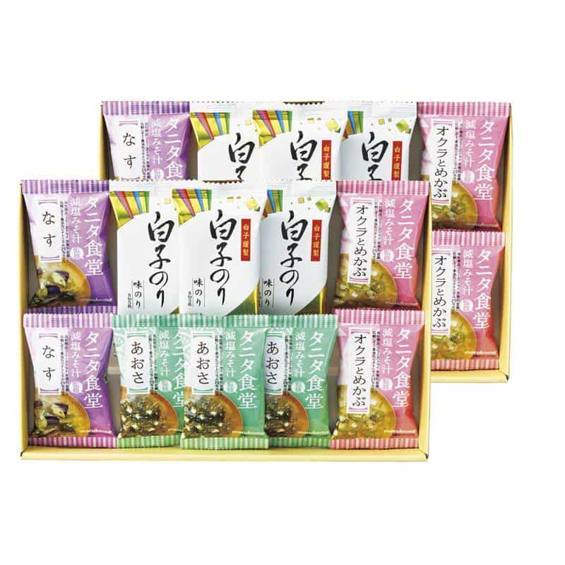 タニタ食堂監修減塩みそ汁・白子のり詰合せ　(1100029294)
