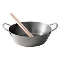 ダンチュウ 鉄天ぷら鍋26㎝（粉箸付）