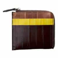 シルヴァノ・ビアジーニ Ｌ字ジップ財布（ウナギ革）