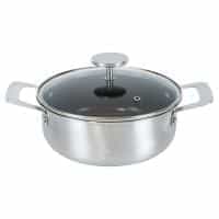 グレイス ＩＨ対応セラミック加工両手鍋２０㎝