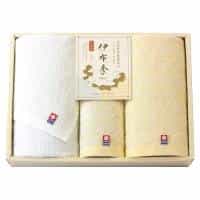 今治 伊布季〈ＩＢＵＫＩ〉 日本製 愛媛今治 フェイス２Ｐ・ハンドタオル１Ｐ