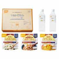 尾西の長期保存食セット１日分ごはん