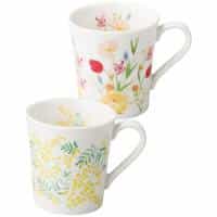 ペアマグセット（ミモザ・チューリップ）