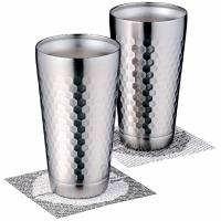 ２層タンブラーペア３５０ｍｌ（コースター付）
