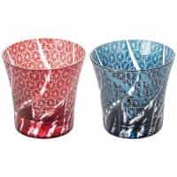 手づくり切子タンブラー２客セット