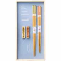 桐箱　箸置付夫婦箸　スローリビング