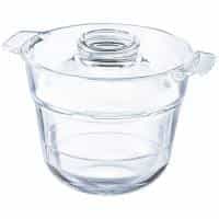 一膳屋　耐熱ガラス製電子レンジ用炊飯器（半合～１合炊き）