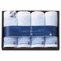 今治彩波タオル 木綿本舗  フェイスタオル４Ｐ