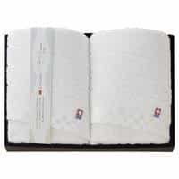 しろきらり フェイスタオル２Ｐ