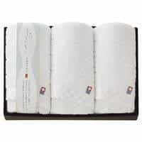 しろきらり フェイスタオル３Ｐ