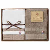 コットンライン フェイスタオル２Ｐ