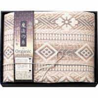 極選魔法の糸×オーガニック プレミアム三重織ガーゼ毛布